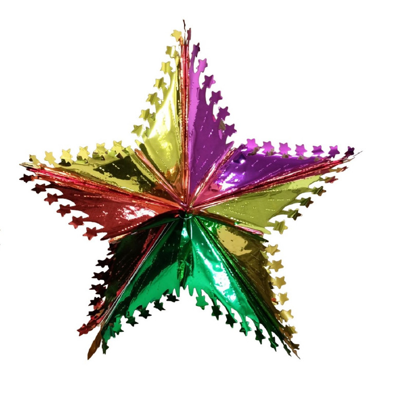 Подвесное украшение COSY Звезды ЮВ_А1-83А-ПУЗВ-1шт(11-3) 50 см разноцветный