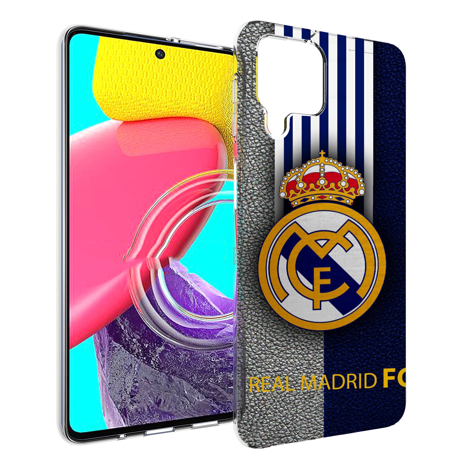 

Чехол Mypads Фк Реал Мадрид Мужской Для Samsung Galaxy M53 (Sm-M536), Прозрачный, Tocco