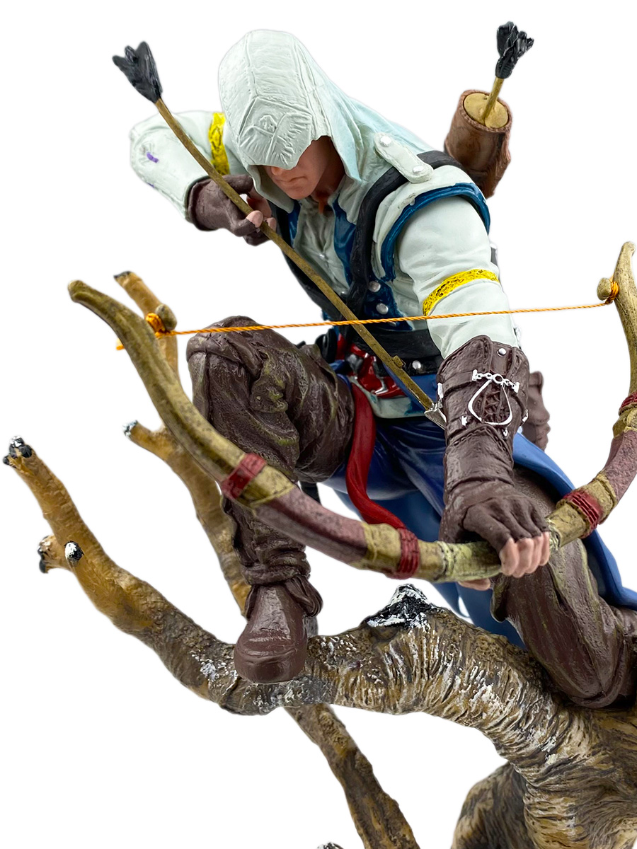 Фигурка Коннор Кенуэй охотник Ассасин Крид Assassins Creed (подставка, 25 см) эргоном последний ассасин