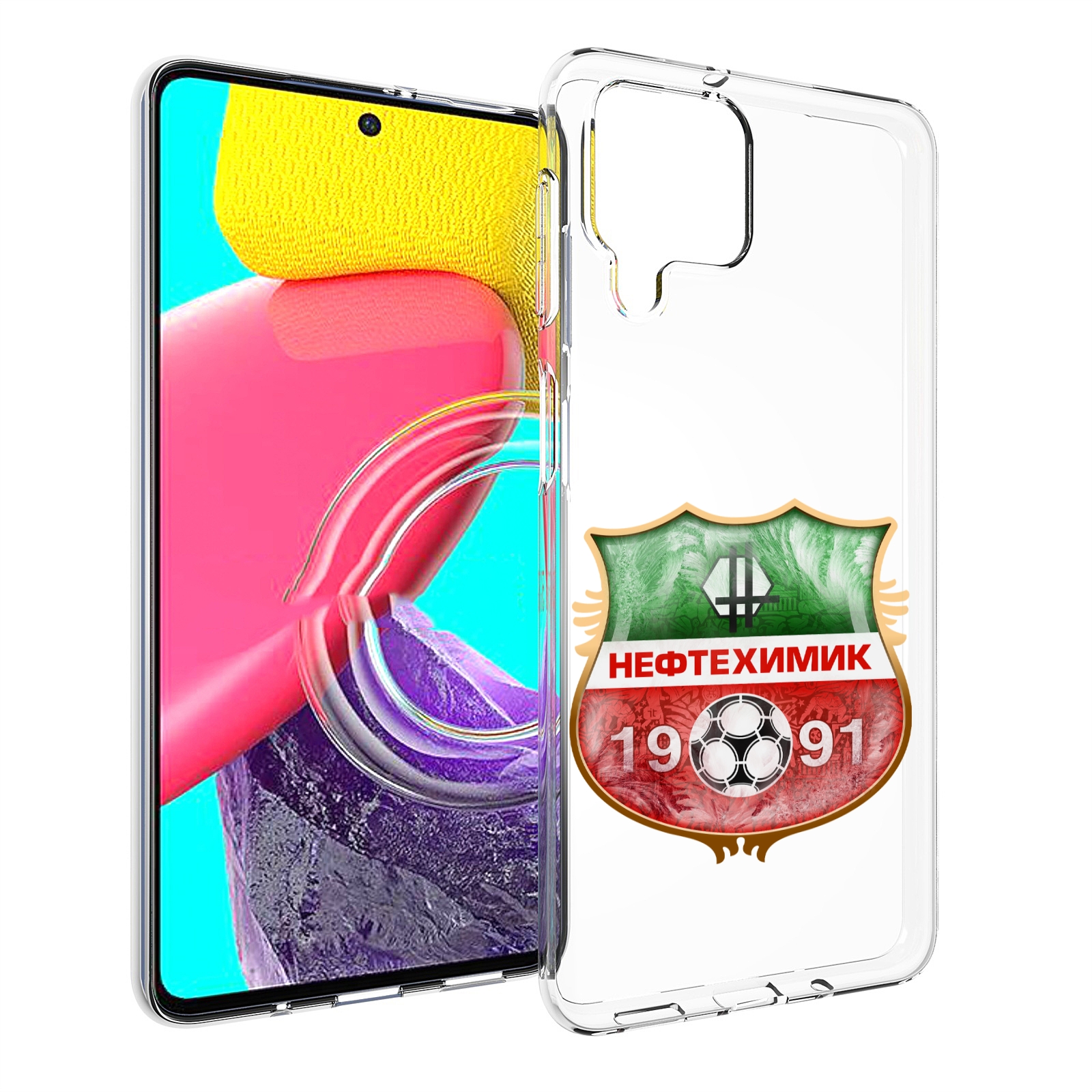 

Чехол Mypads Фк Нефтехимик Нижнекамск Для Samsung Galaxy M53 (Sm-M536), Прозрачный, Tocco