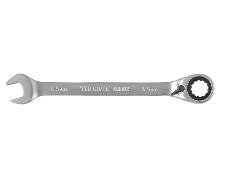 

Ключ гаечный комбинированный трещоточный с реверсом 12 мм Thorvik CRRW12, 53491