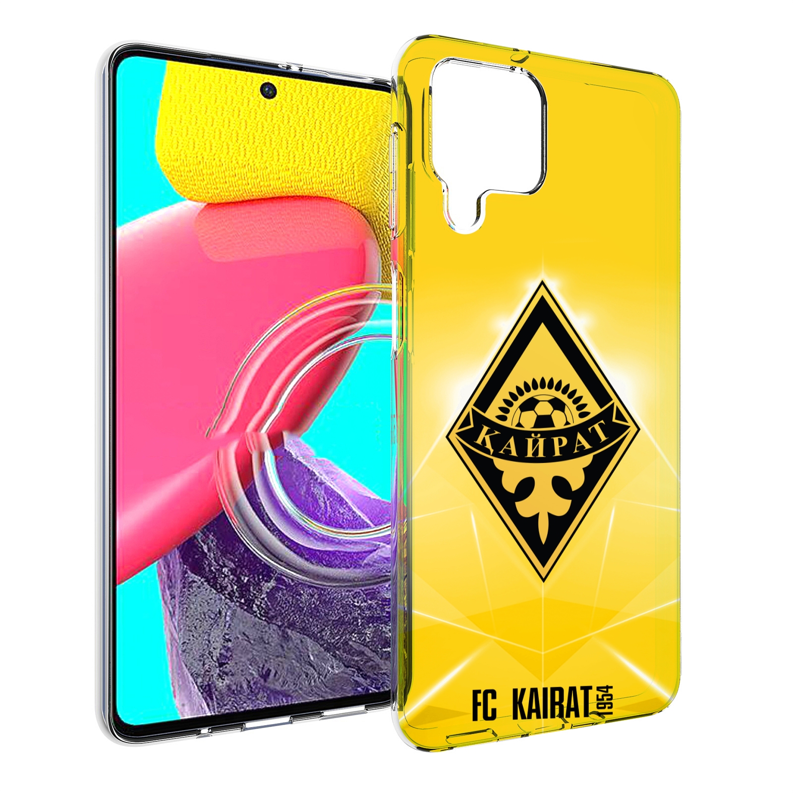

Чехол Mypads Фк КаиРат Алматы Для Samsung Galaxy M53 (Sm-M536), Прозрачный, Tocco