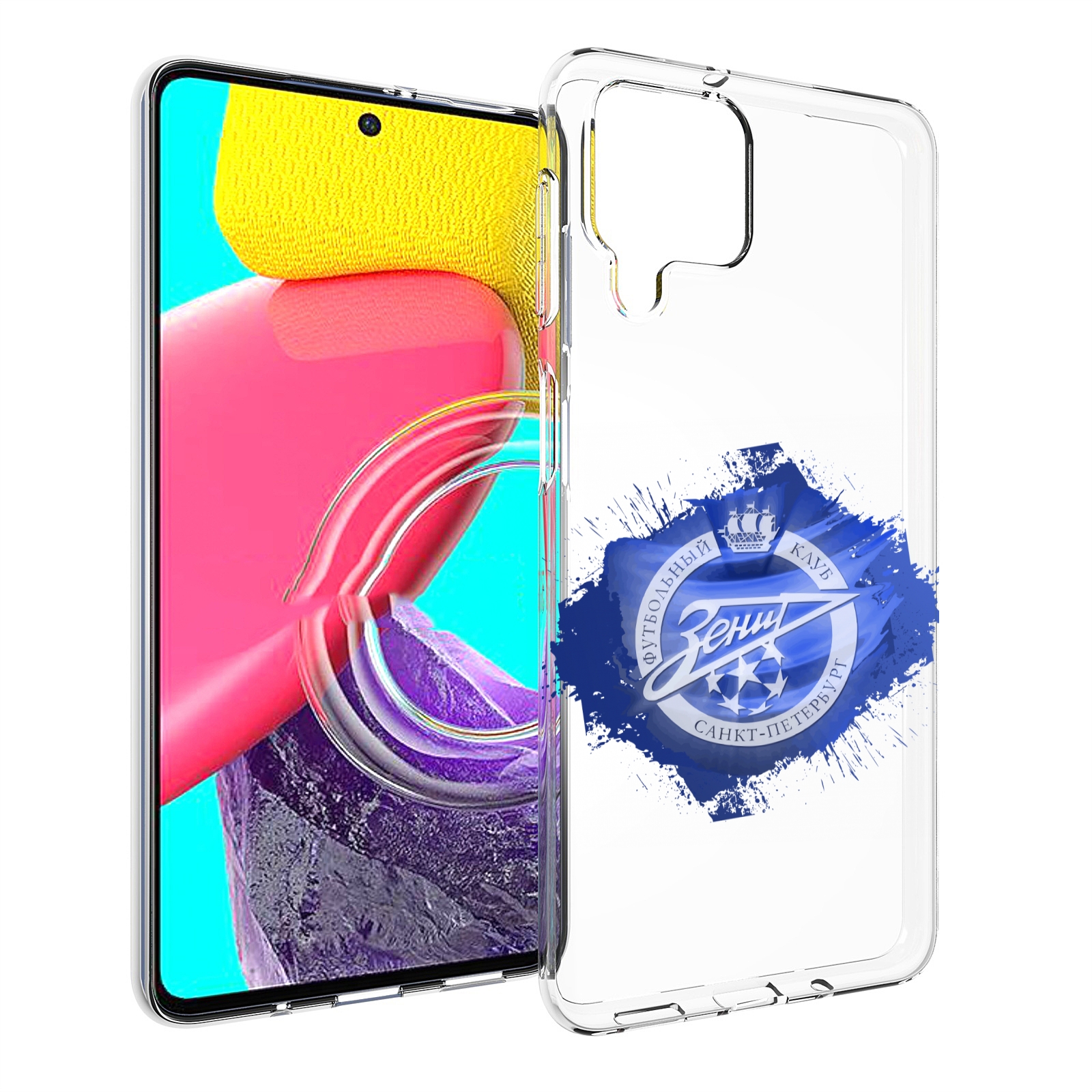 

Чехол Mypads Фк Зенит 1 Мужской Для Samsung Galaxy M53 (Sm-M536), Прозрачный, Tocco