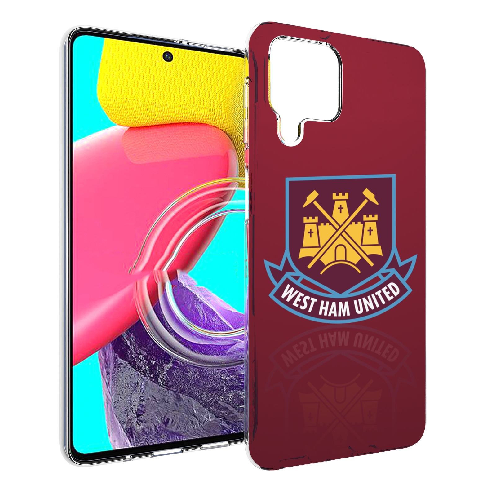 

Чехол Mypads Фк Вест Хэм Мужской Для Samsung Galaxy M53 (Sm-M536), Прозрачный, Tocco