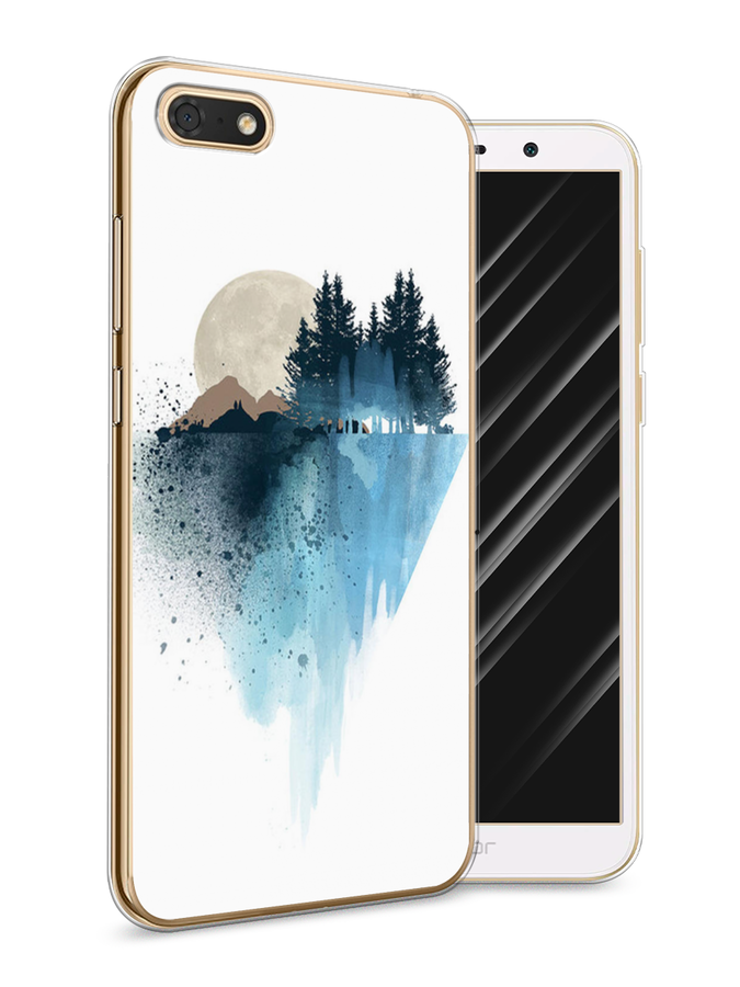 

Чехол Awog на Honor 7A "Горы 5", Голубой, 65250-4