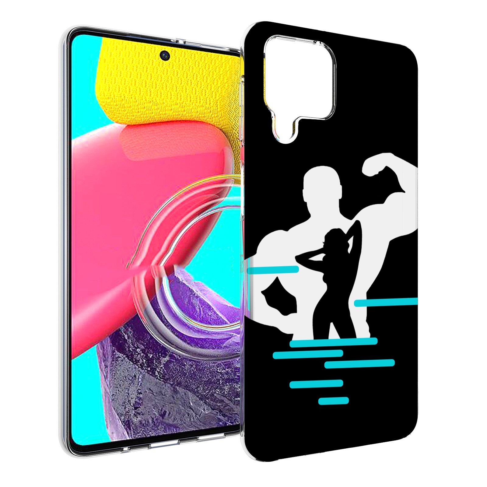 

Чехол Mypads Фитнес-Тренировка Для Samsung Galaxy M53 (Sm-M536), Прозрачный, Tocco