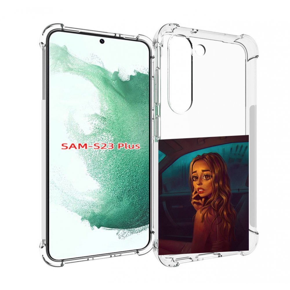

Чехол MyPads пуп-невесты женский для Samsung Galaxy S23 Plus +, Прозрачный, Tocco