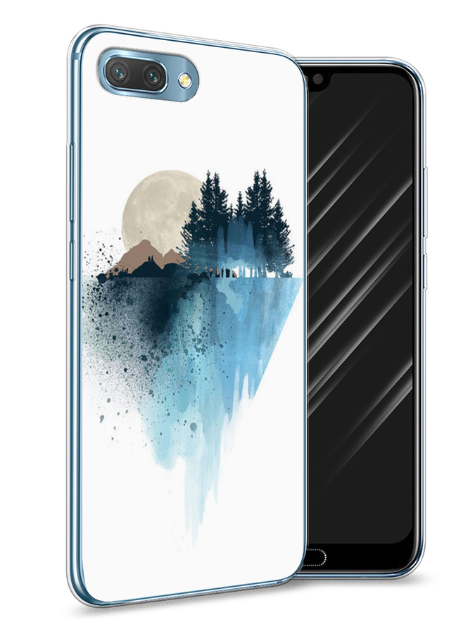 

Чехол Awog на Honor 10 "Горы 5", Голубой, 65350-4