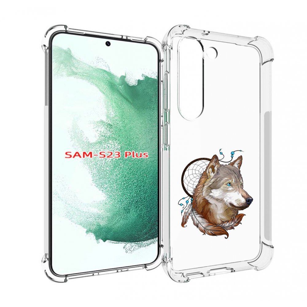 

Чехол MyPads волк и ловец снов для Samsung Galaxy S23 Plus +, Прозрачный, Tocco