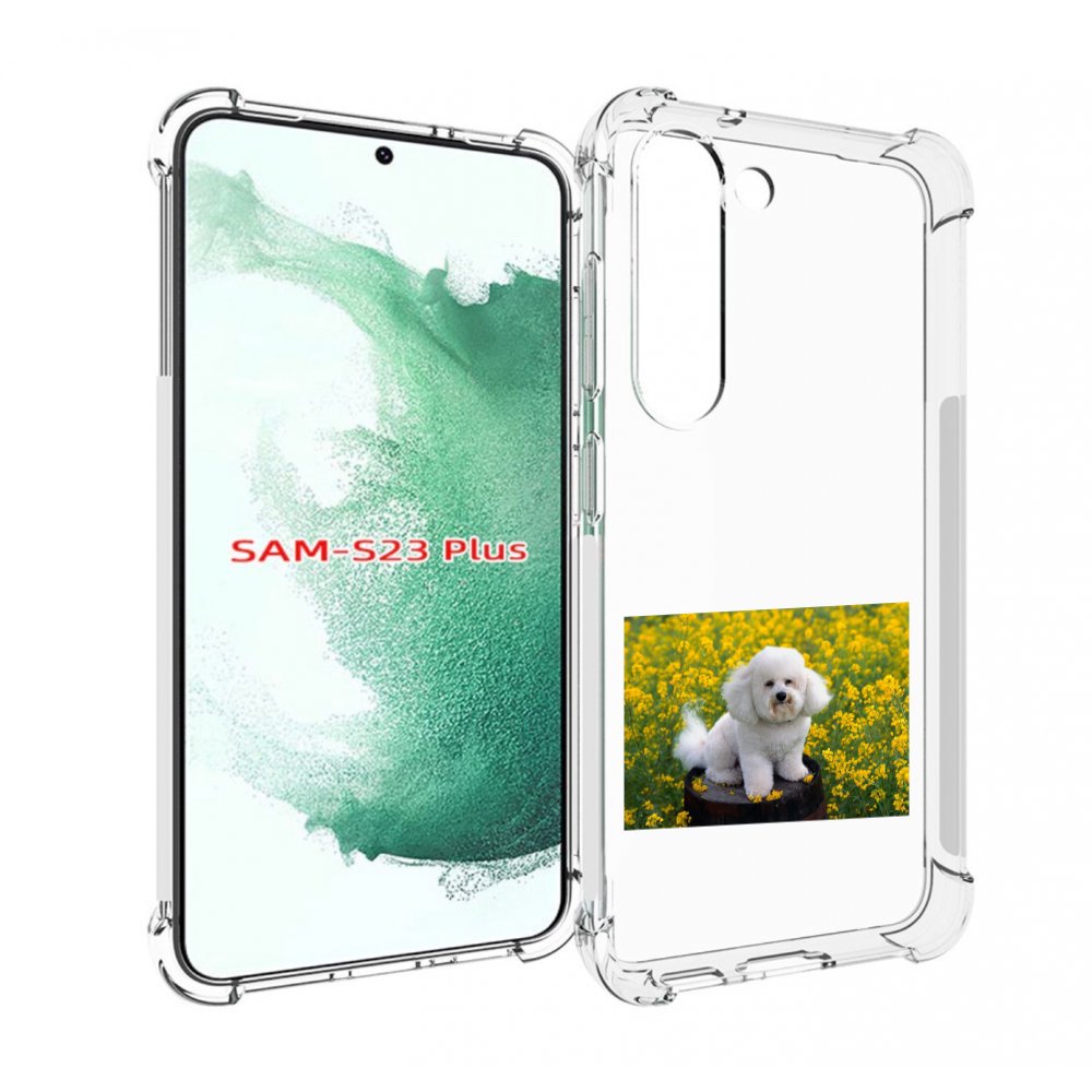 

Чехол MyPads пудель белыи для Samsung Galaxy S23 Plus +, Прозрачный, Tocco