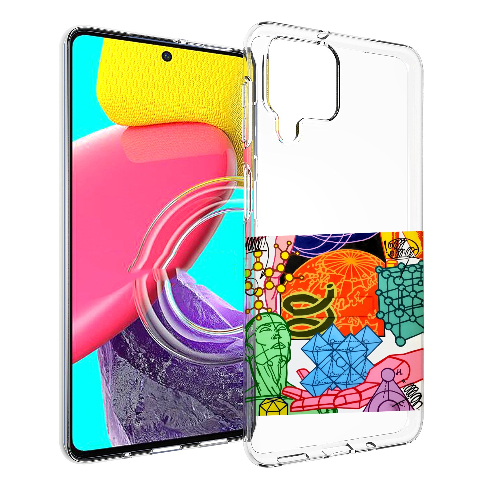 

Чехол Mypads Физика-Химия Для Samsung Galaxy M53 (Sm-M536), Прозрачный, Tocco