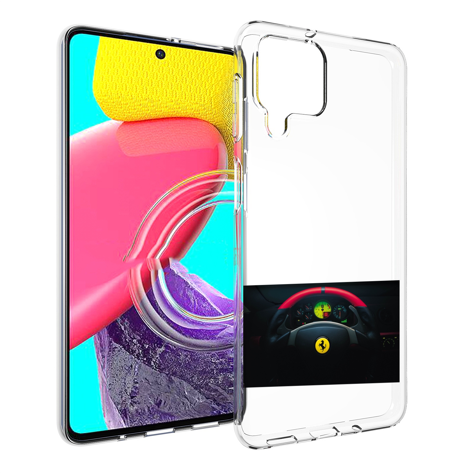 

Чехол Mypads Ferrari 2 Для Samsung Galaxy M53 (Sm-M536), Прозрачный, Tocco