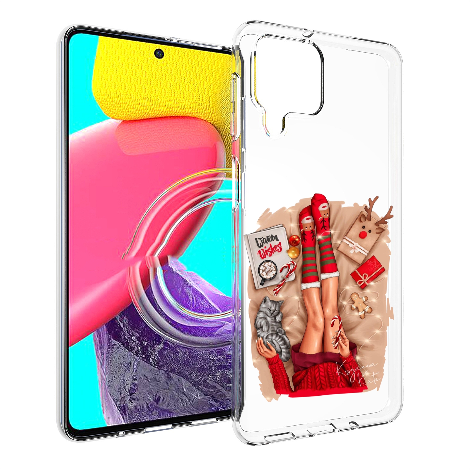 Чехол Mypads Уютный-Арт Женский Для Samsung Galaxy M53 (Sm-M536)