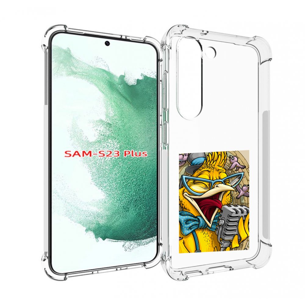 

Чехол MyPads поющая птичка для Samsung Galaxy S23 Plus +, Прозрачный, Tocco