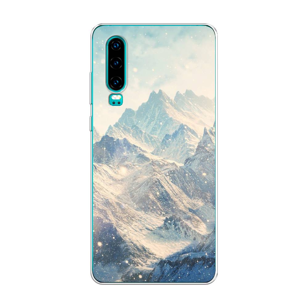 

Чехол Awog на Huawei P30 "Горы 4", Голубой, 68550-4