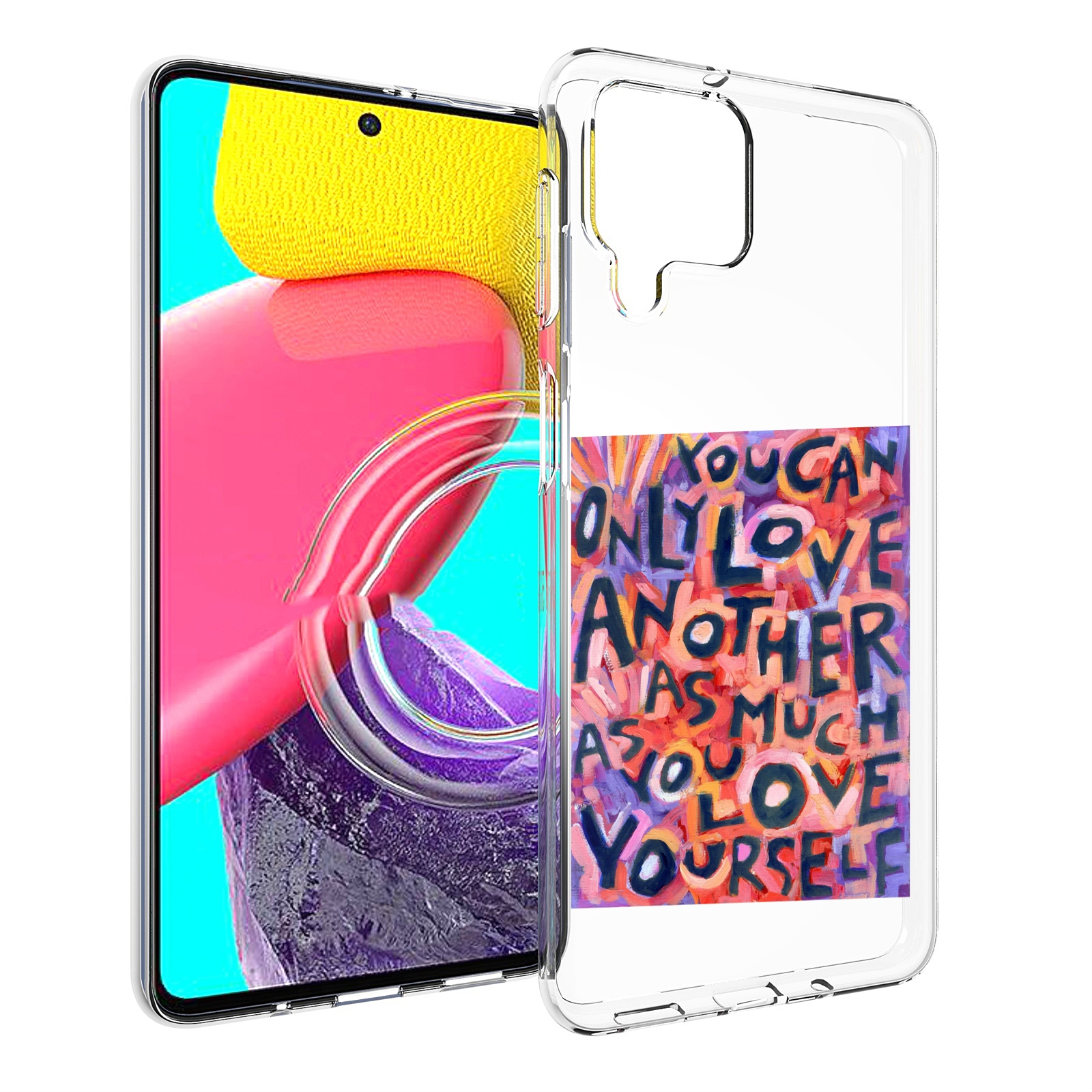 

Чехол Mypads Ты-Можешь-Только-Любить Для Samsung Galaxy M53 (Sm-M536), Прозрачный, Tocco