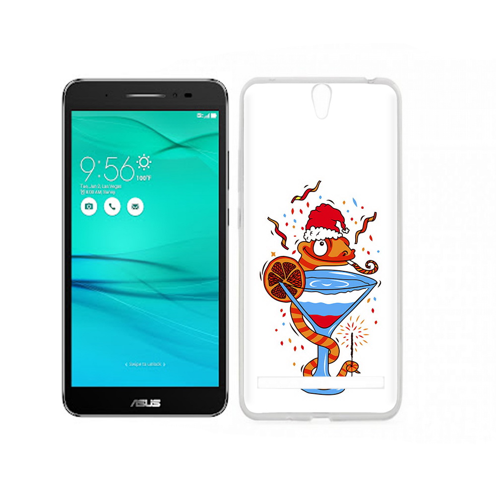 Чехол MyPads Tocco для Asus ZenFone Go (ZB690KG) змейка