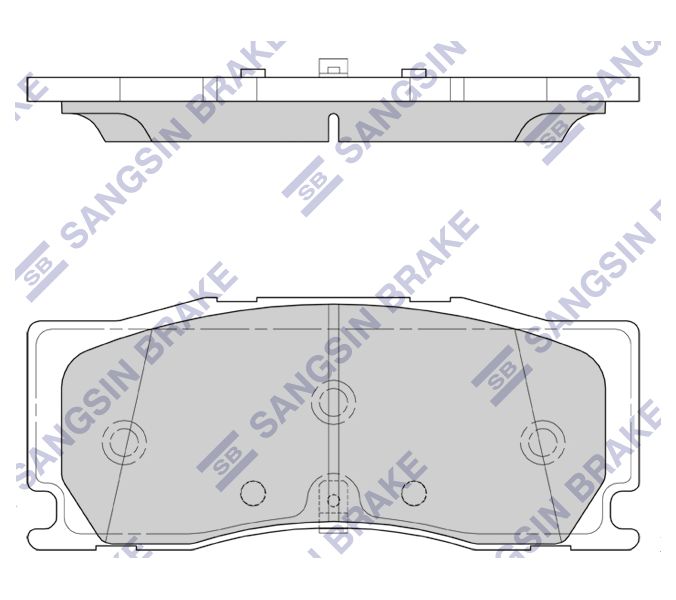 

Колодки передние HYUNDAI PALISADE (LX2) (6P) SP4441