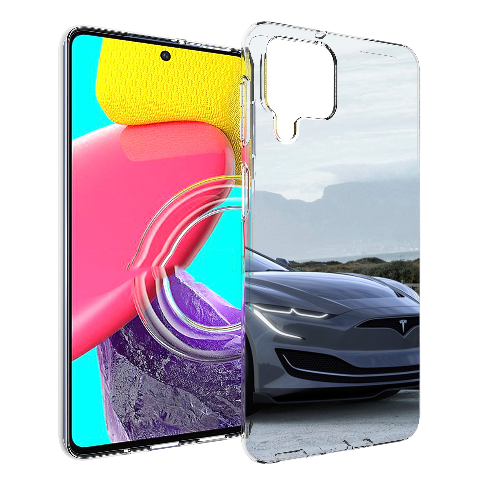 

Чехол Mypads Tesla 2 Мужской Для Samsung Galaxy M53 (Sm-M536), Прозрачный, Tocco