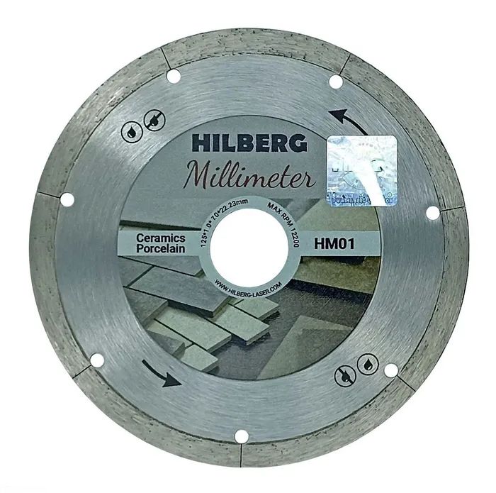 Диск алмазный отрезной 1252223 Hilberg Millimeter 10 mm HM01 3050₽