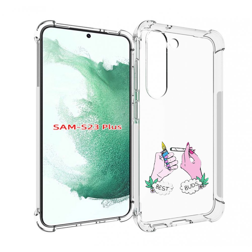 

Чехол MyPads плохие руки женский для Samsung Galaxy S23 Plus +, Прозрачный, Tocco