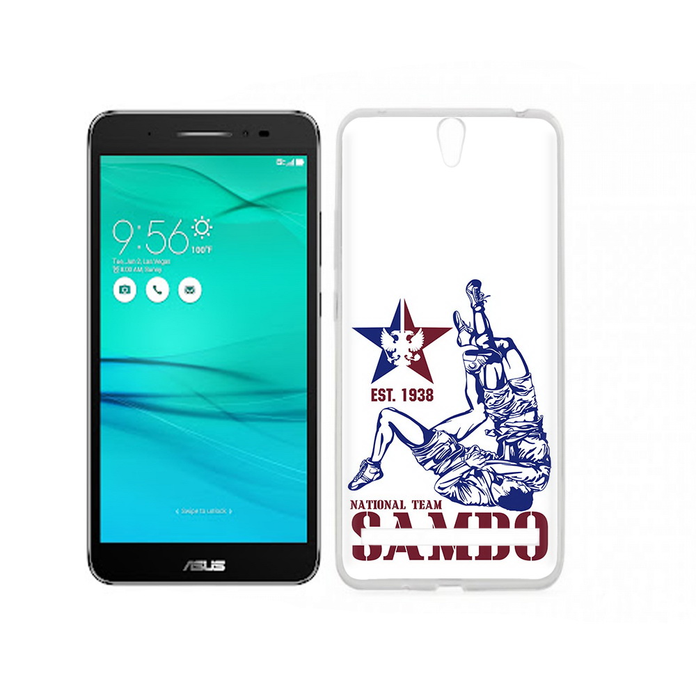 Чехол MyPads Tocco для Asus ZenFone Go (ZB690KG) единоборства самбо