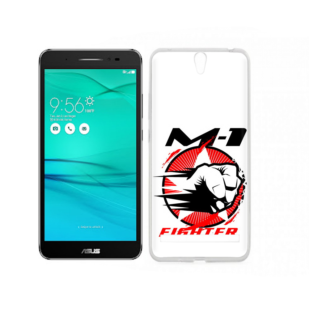 

Чехол MyPads Tocco для Asus ZenFone Go (ZB690KG) единоборства М-1, Прозрачный, Tocco