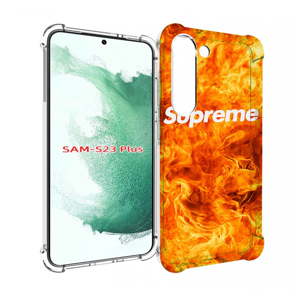

Чехол MyPads пламя-пламенное суприм для Samsung Galaxy S23 Plus +, Прозрачный, Tocco