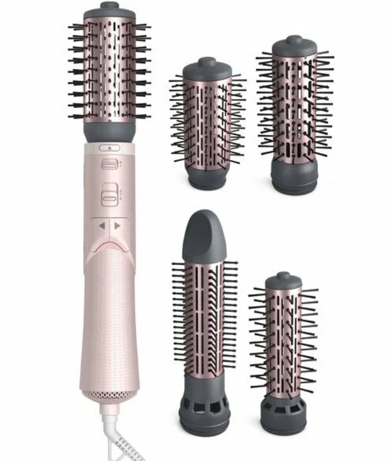 

Фен-щетка Philips BHA735/00 1000 Вт розовый, BHA735/00