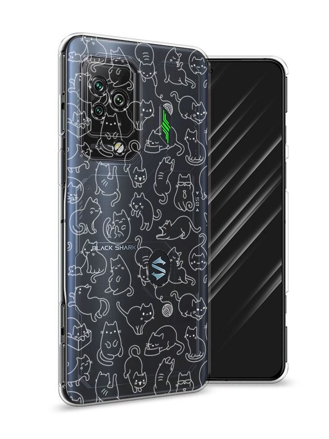 

Чехол Awog на Xiaomi Black Shark 5 Pro "Шкодливые котики", Разноцветный, 314150-2