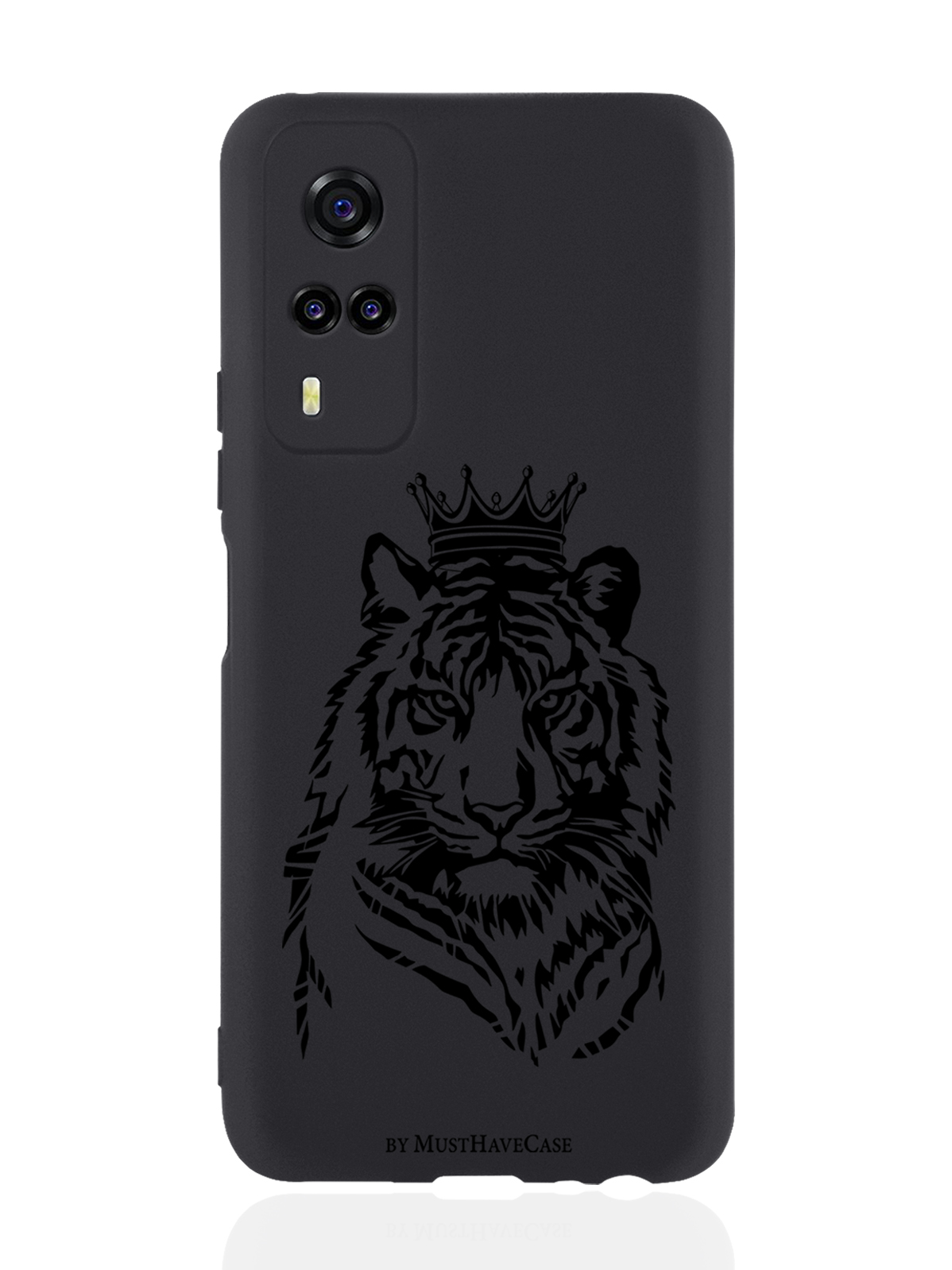 

Чехол MustHaveCase для Vivo Y31/Y53S Тигр с Короной черный
