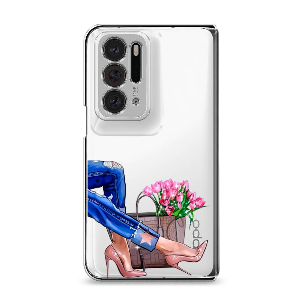 

Чехол Awog на Oppo Find N "Каблучки", Разноцветный, 259650-7