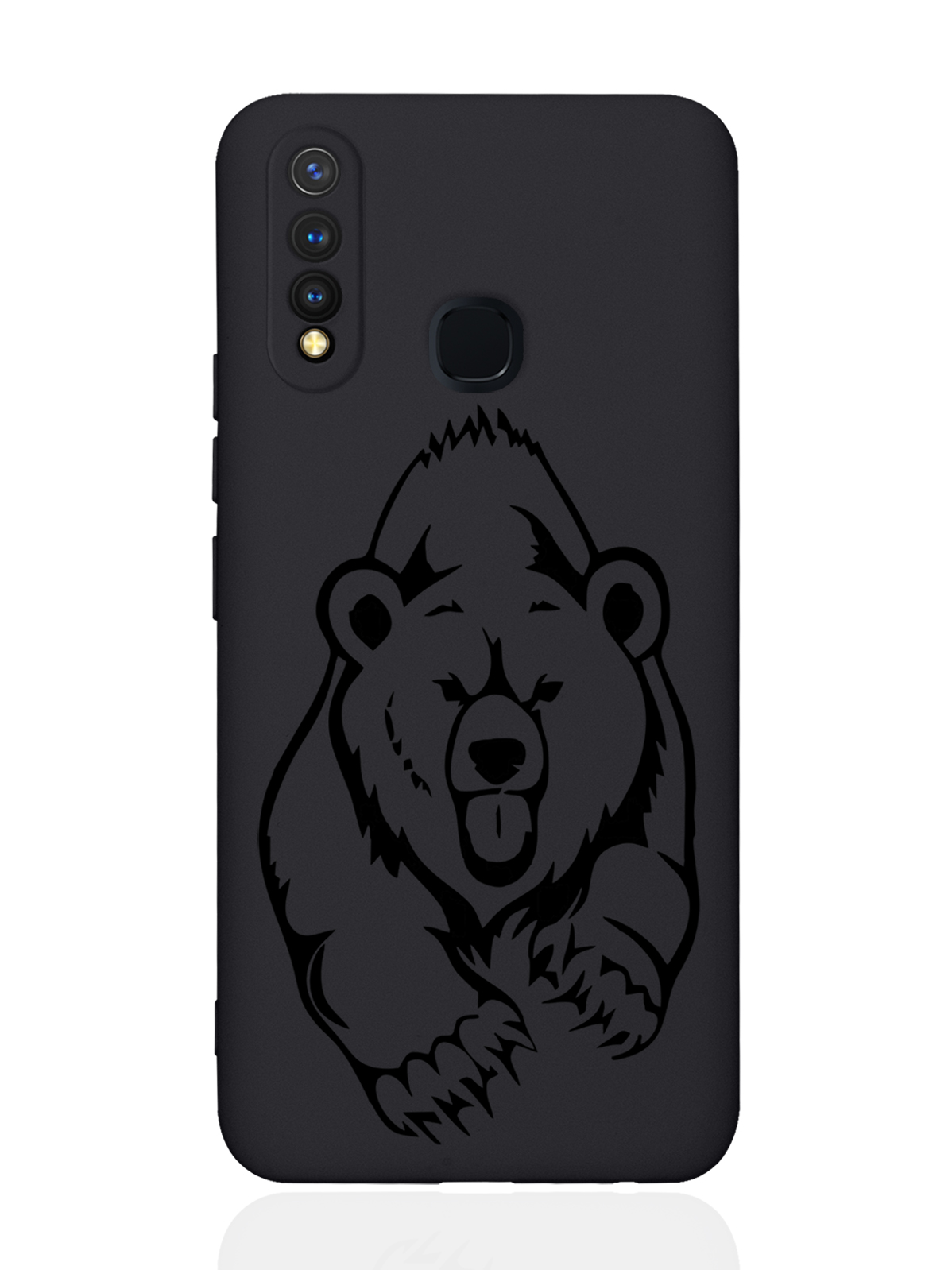 

Чехол MustHaveCase для Vivo Y19/U3 Медведь черный