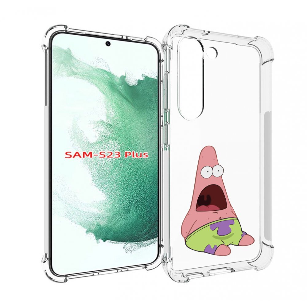 

Чехол MyPads патрик-в-шоке детский для Samsung Galaxy S23 Plus +, Прозрачный, Tocco