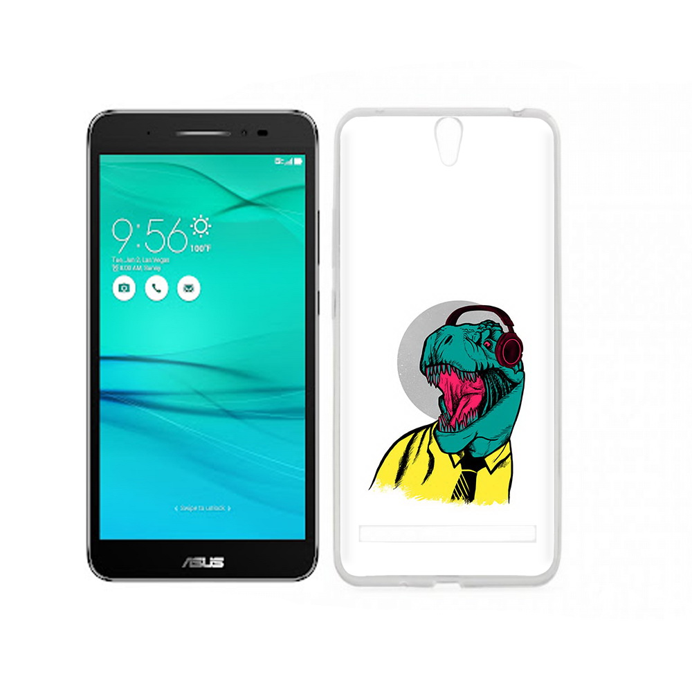 

Чехол MyPads Tocco для Asus ZenFone Go (ZB690KG) дино, Прозрачный, Tocco