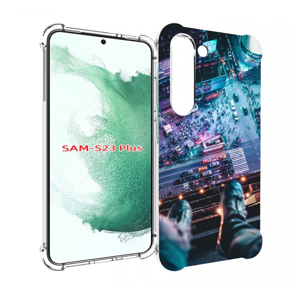 

Чехол MyPads парень на крыше для Samsung Galaxy S23 Plus +, Прозрачный, Tocco