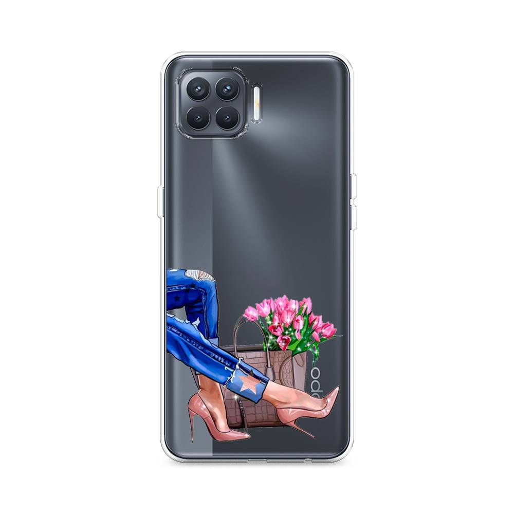 

Чехол Awog на Oppo Reno 4 Lite/A93 "Каблучки", Разноцветный, 255350-7