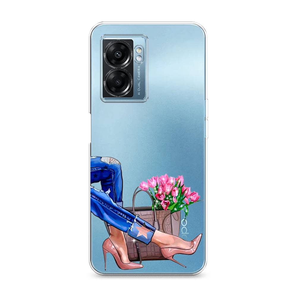 

Чехол Awog на Oppo A57 5G/A56s/OnePlus Nord N300 5G "Каблучки", Разноцветный, 2510250-7