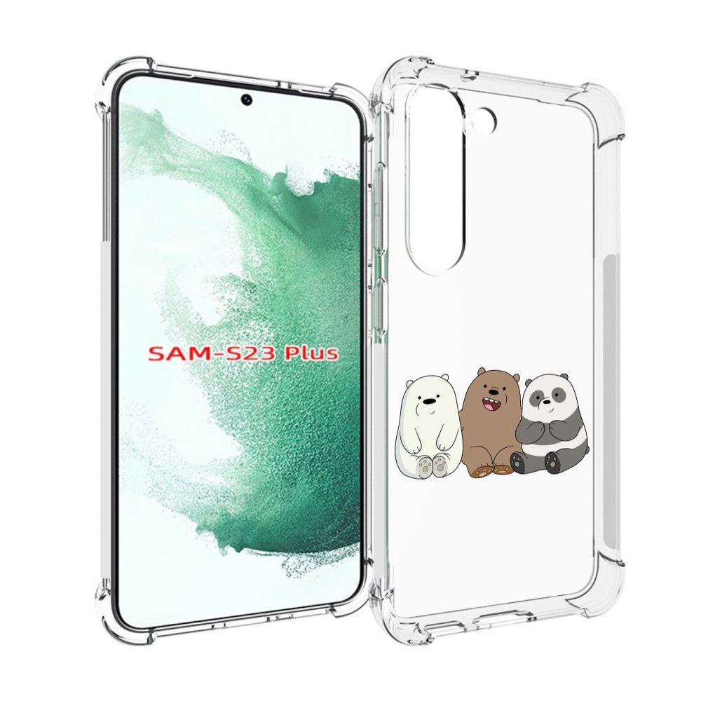 

Чехол MyPads панды детский для Samsung Galaxy S23 Plus +, Прозрачный, Tocco