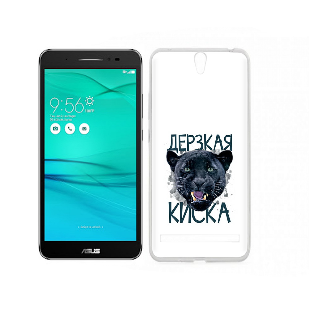 Чехол MyPads Tocco для Asus ZenFone Go (ZB690KG) дерзкая киска