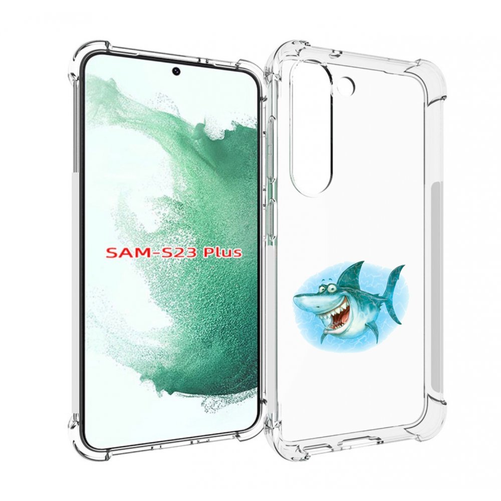 

Чехол MyPads веселая акула для Samsung Galaxy S23 Plus +, Прозрачный, Tocco