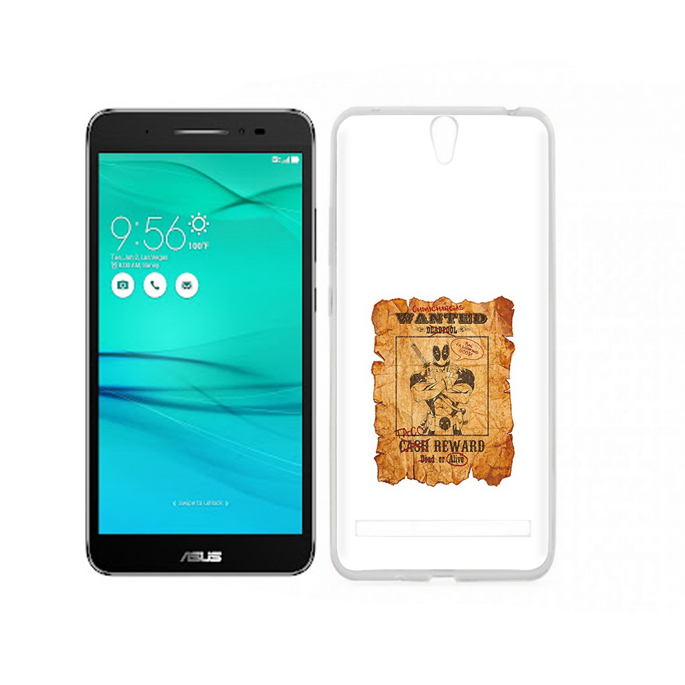 Чехол MyPads Tocco для Asus ZenFone Go (ZB690KG) дедпул