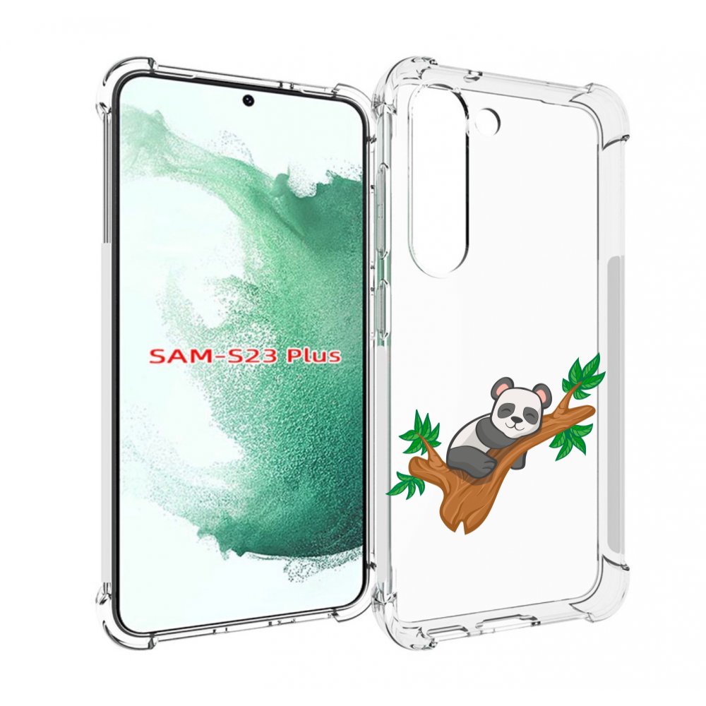 

Чехол MyPads панда-на-деревце для Samsung Galaxy S23 Plus +, Прозрачный, Tocco