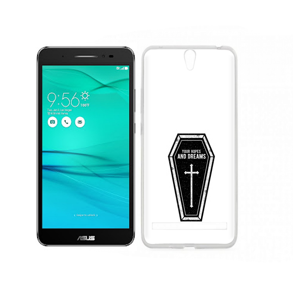 Чехол MyPads Tocco для Asus ZenFone Go (ZB690KG) гроб с мечтами
