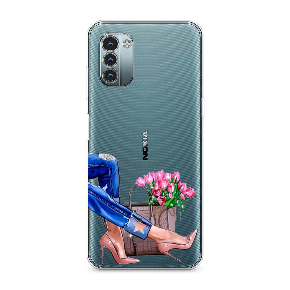 

Чехол Awog на Nokia G11 / Нокиа G11 "Каблучки", Разноцветный, 125150-7