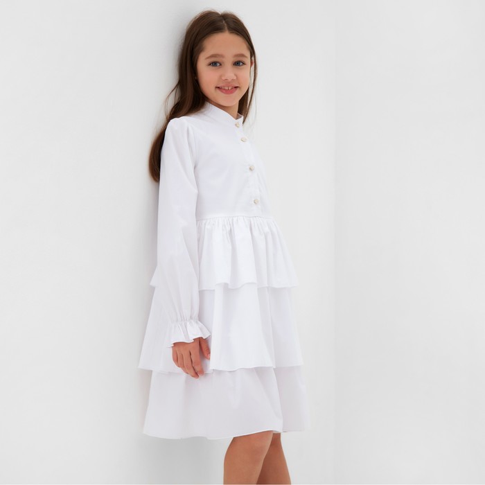 

Платье детское MINAKU KIDS, белый, 116, KIDS