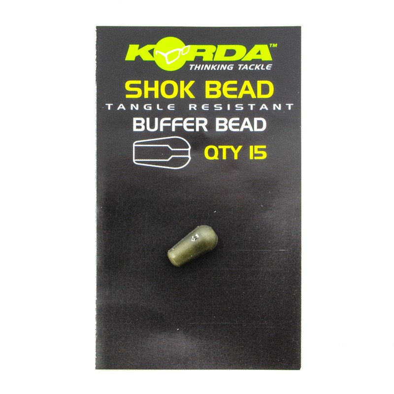 

Бусина отбойник Korda Shok Bead Weedy Green, Зеленый