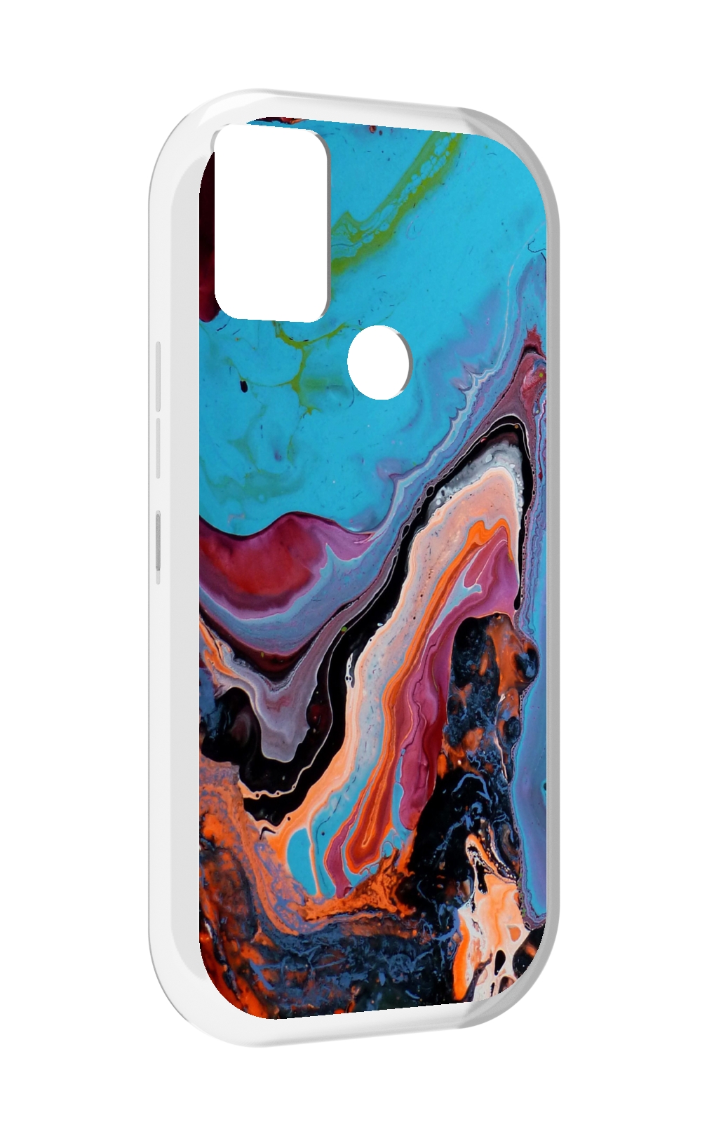 

Чехол MyPads смешанные краски для UMIDIGI A9, Прозрачный, Tocco