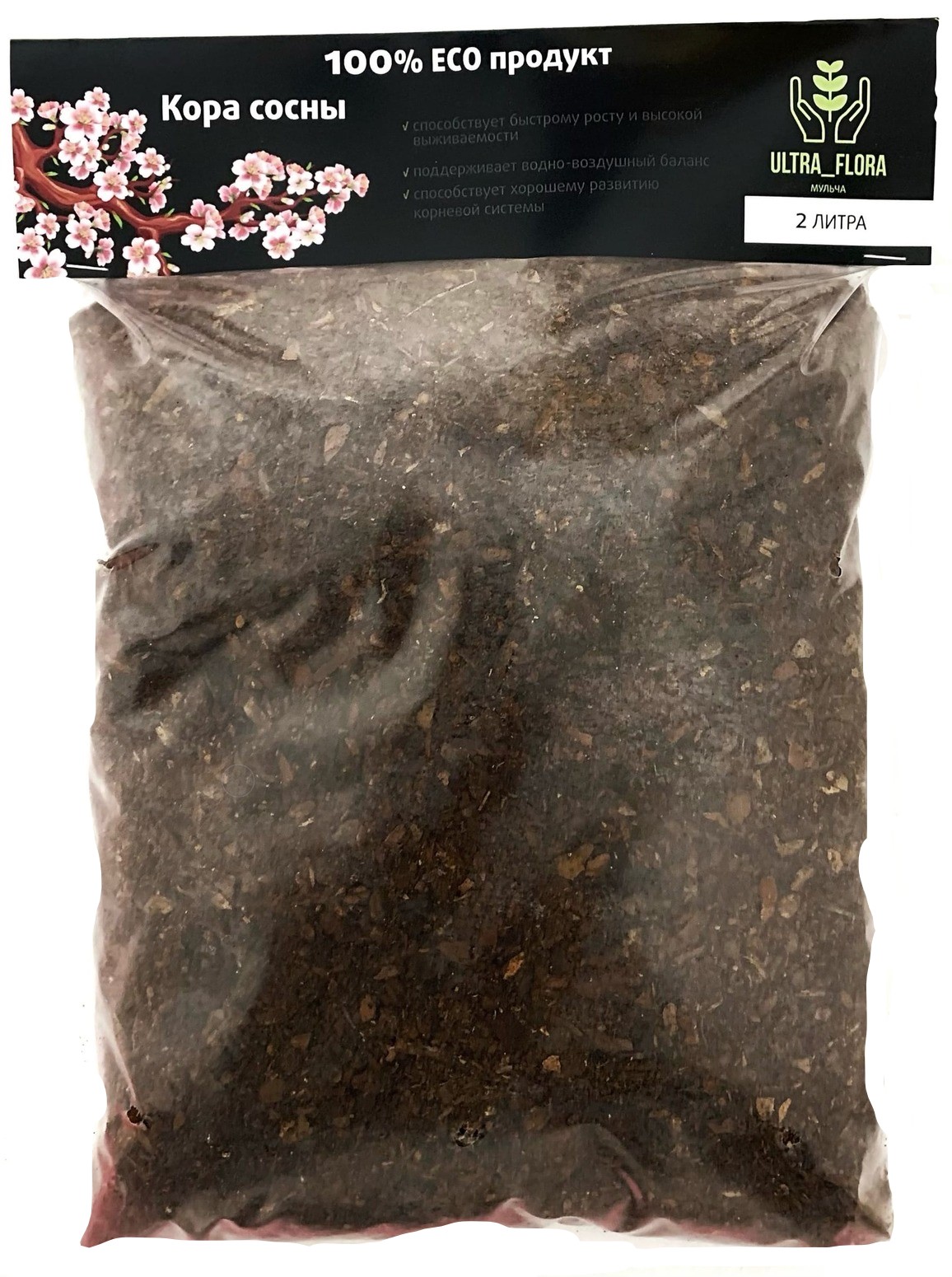 

Кора сосны Ultra Flora 164234015 2 литра