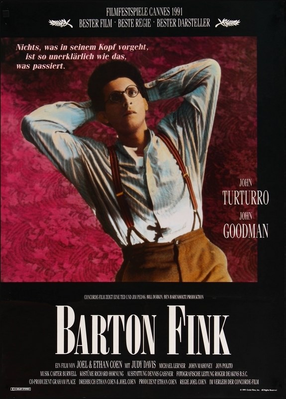 

Постер к фильму "Бартон Финк" (Barton Fink) Оригинальный 68,6x96,5 см